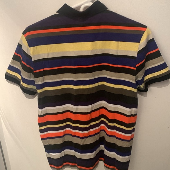 Stellar Armani Exchange Colourful Striped Cotton Polo SZ Small - Picture 5 of 9